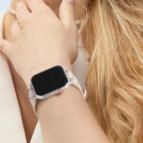 NEW Stylish Luxury Leather Apple Watch Band - Picture 4 of 5